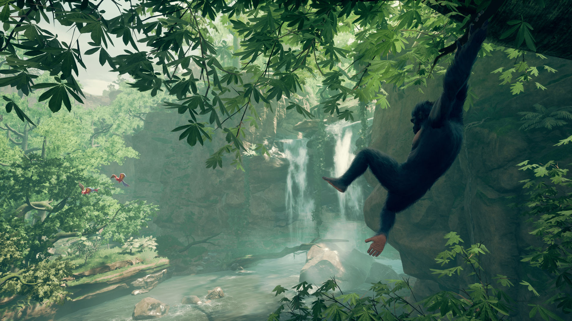 Ancestors - Rainforest computer game landscape