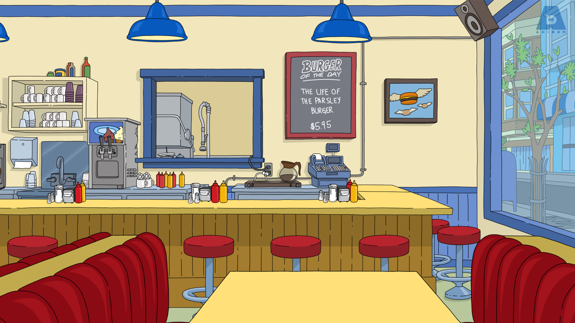Bobs Burgers Zoom Background