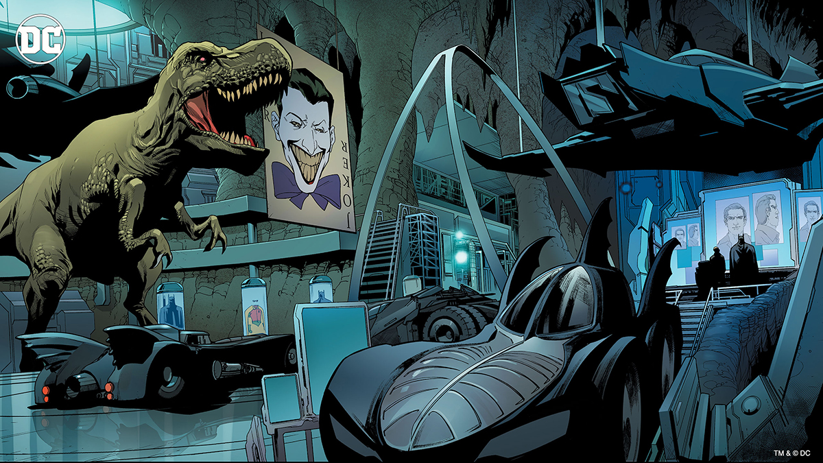 DC Comics Batcave 2 - Batcave comic book drawing