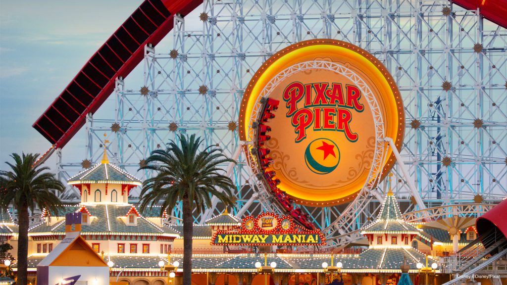 Disney Pixar Pier - Pixar Pier themed lands at Disney California Adventure