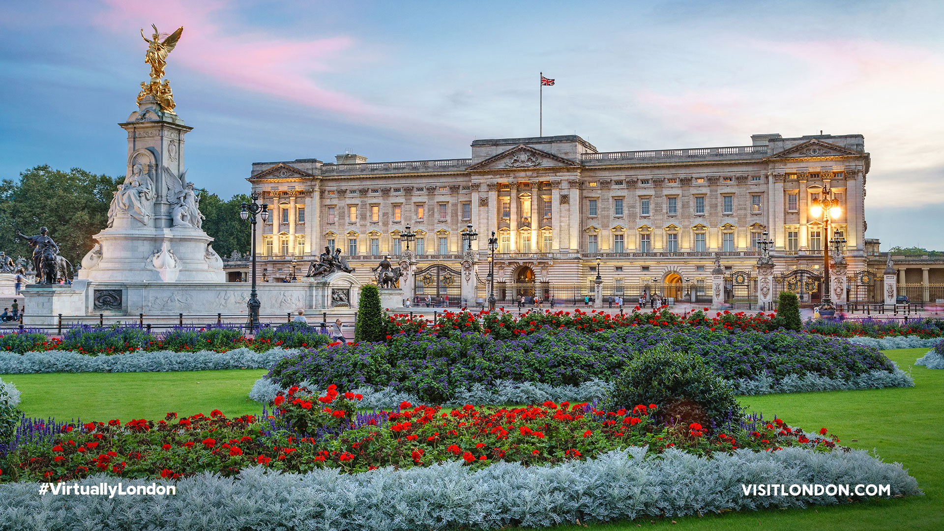 Zoom Background London Buckingham Palace