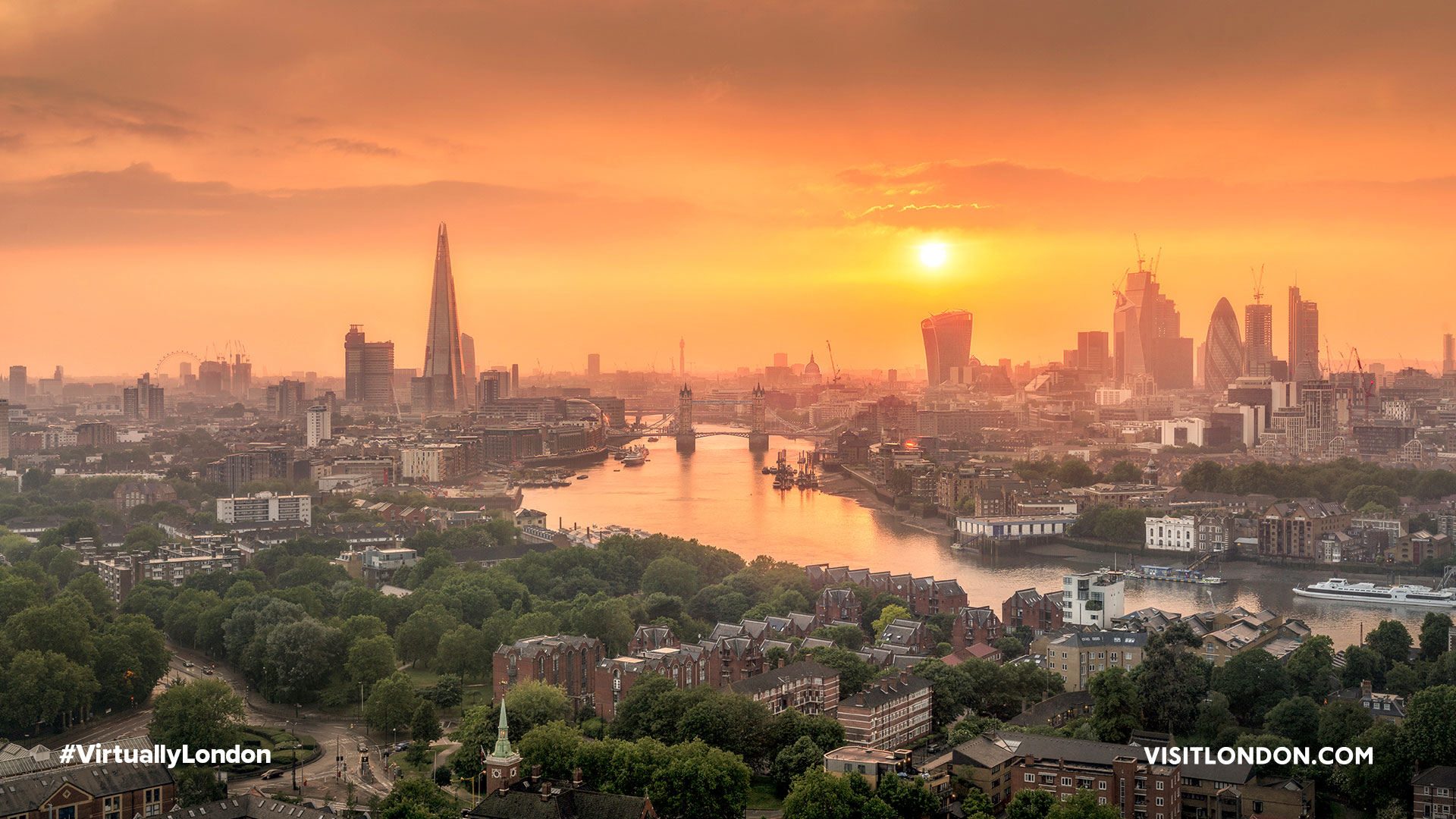 London - Sunset - London sunset view