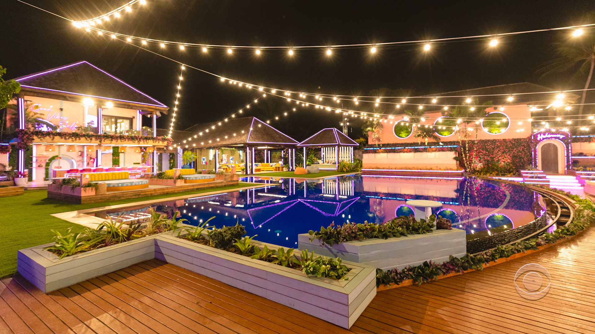 Love Island USA 4 - Outdoor area nighttime