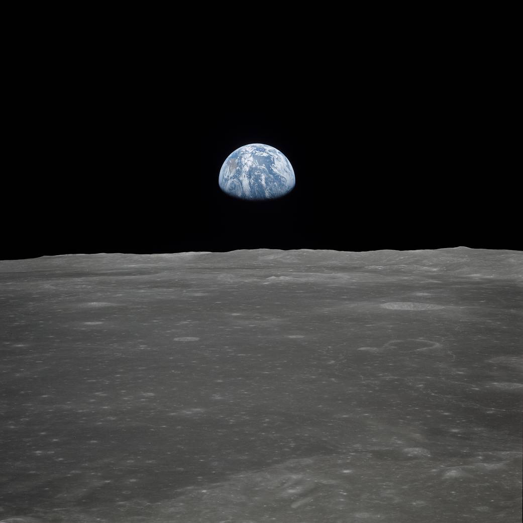 NASA - View of the Earth from the moon