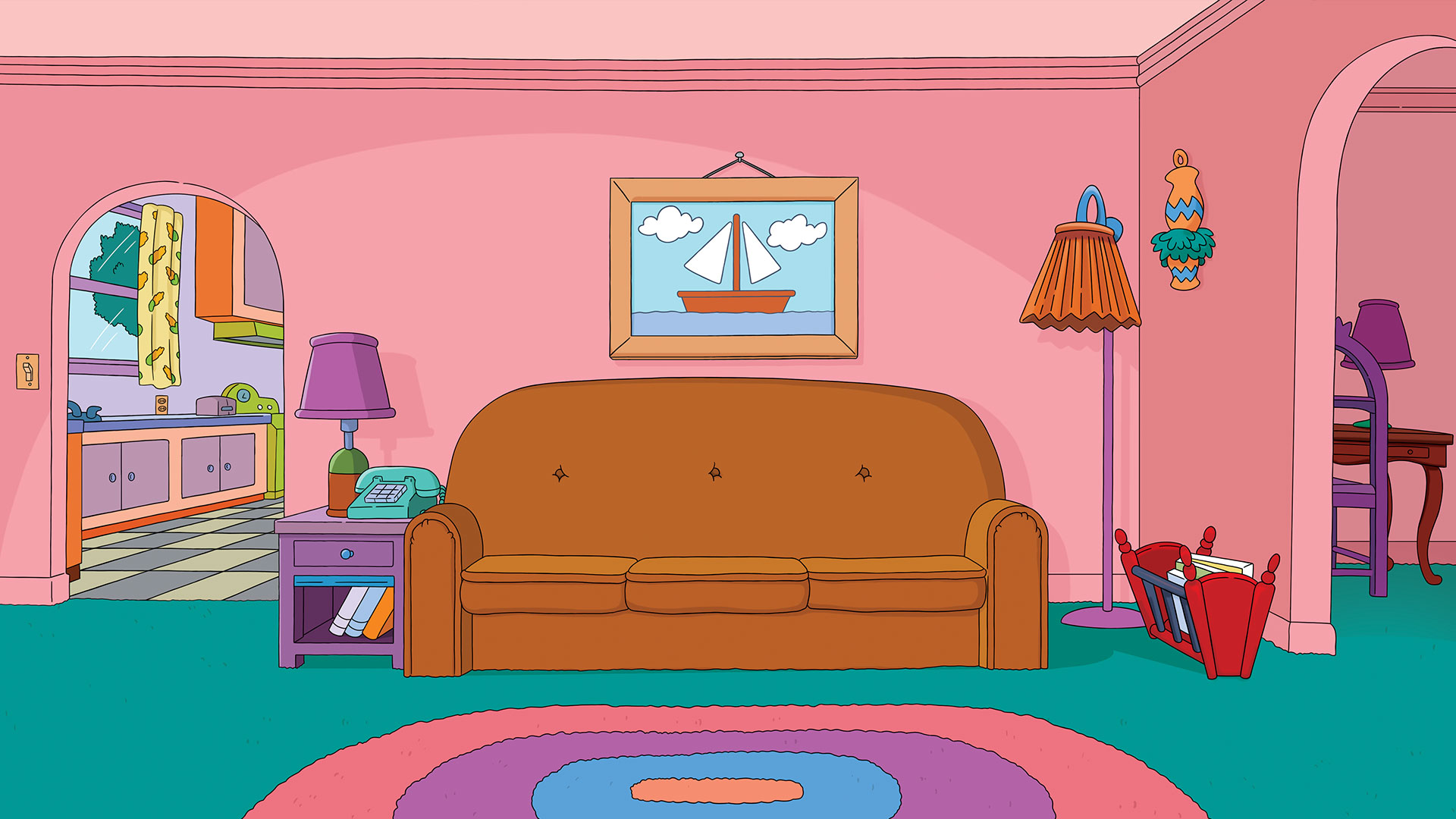 Simpsons - Living room