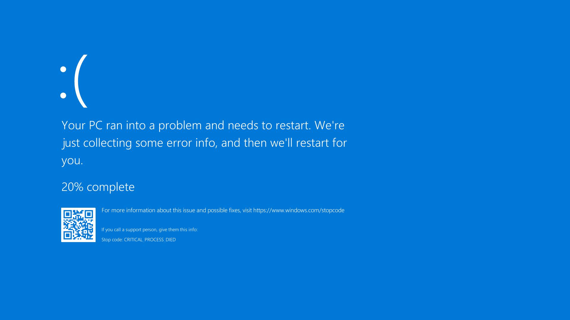 Windows 10 BSOD - Windows 10 Computer crash Blue screen of death (BSOD)