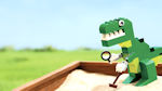 Lego Dino - Small Dinosaur in the sand