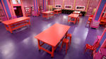 Ru Pauls Drag Race 2 - Show Set with tables and chairs
